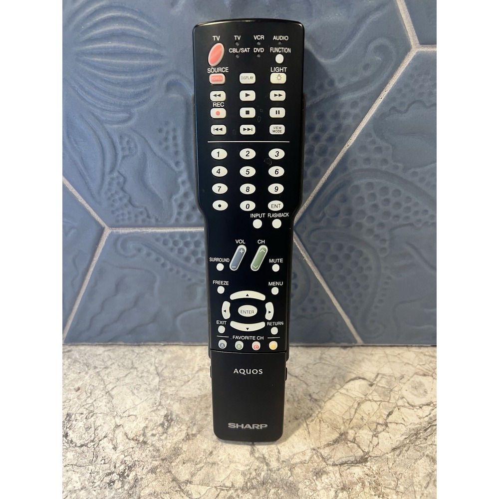 Genuine Sharp AQUOS TV Remote Control Universal OEM Replacement Tested